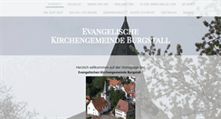 Desktop Screenshot of evkg-burgstall.de