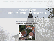 Tablet Screenshot of evkg-burgstall.de